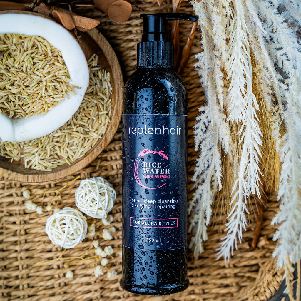 Reiswasser-Shampoo