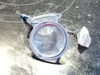 Loose Tea Stainless Steel Strainers With Rough Cut Crystal Decoration