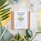 Face Wash Sample Pack | 4 x 15g Natural Facial Cleansing Bars | Vegan, Plastic-Free Skincare | Perfect Travel & Trial Set