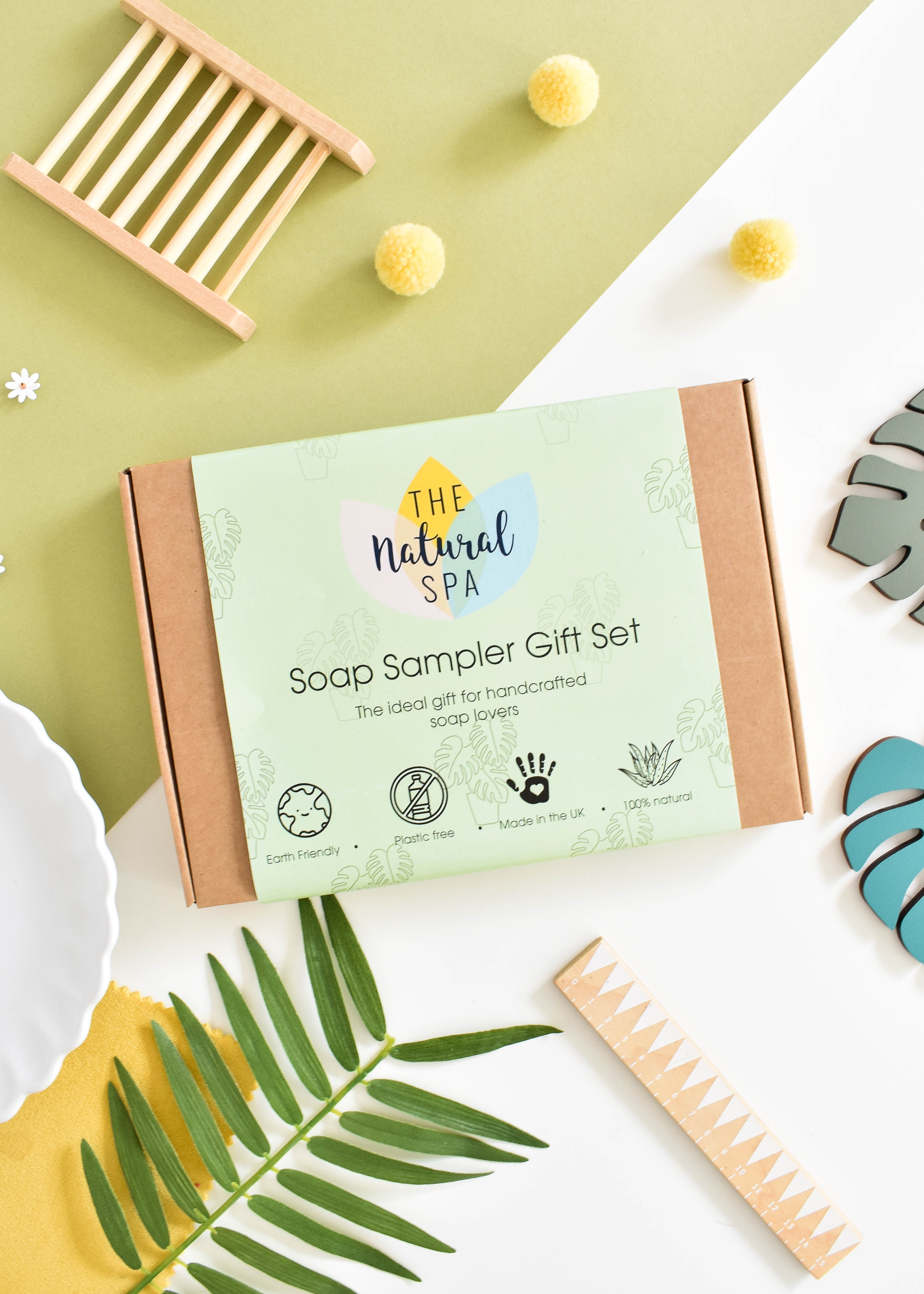Soap Sampler Gift Set | 8 x 15g Mini Travel Soaps | Natural Handcrafted Letterbox Gift | Vegan, Plastic-Free Skincare