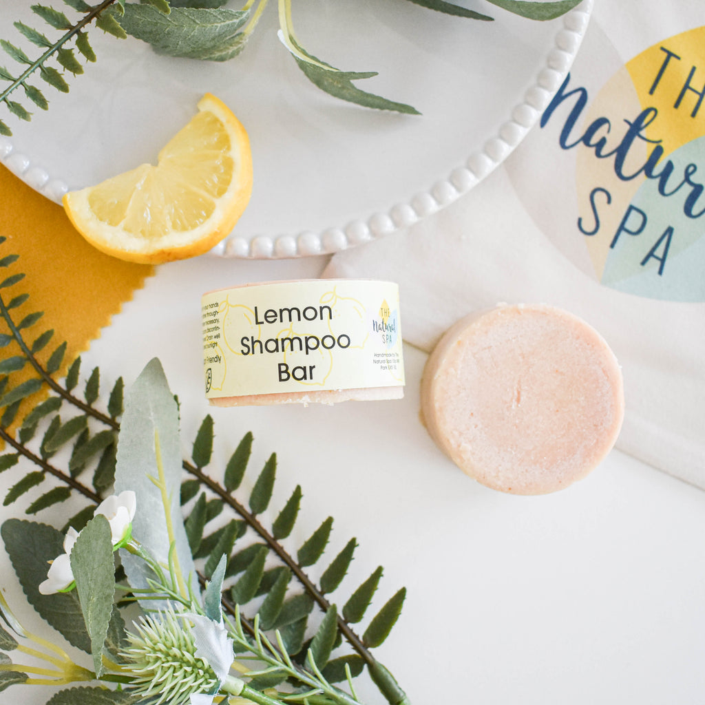 Zitronen Shampoo Bar | Natürliche Haarwäsche für alle Haartypen | Vegane, plastikfreie Haarpflege