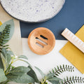 Shampoo- / Conditioner-Bar-Ablageschale aus Bambus