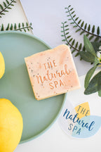 Lemon Sorbet Soap Bar | Lemon, Lemongrass & Poppy Seed Natural Handcrafted Soap | Vegan, Plastic-Free Skincare | 3 Styles Available