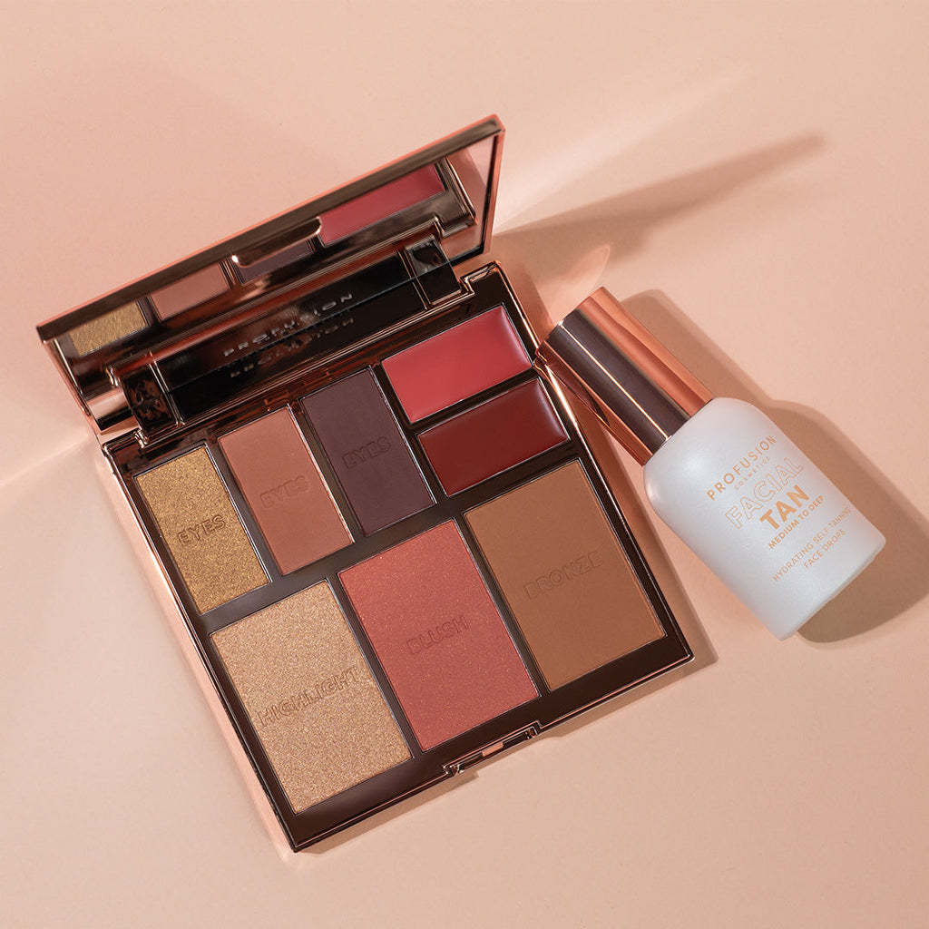 FULL FACE PALETTE RADIANCE | 8 SHADE EYE, FACE & LIP PALETTE