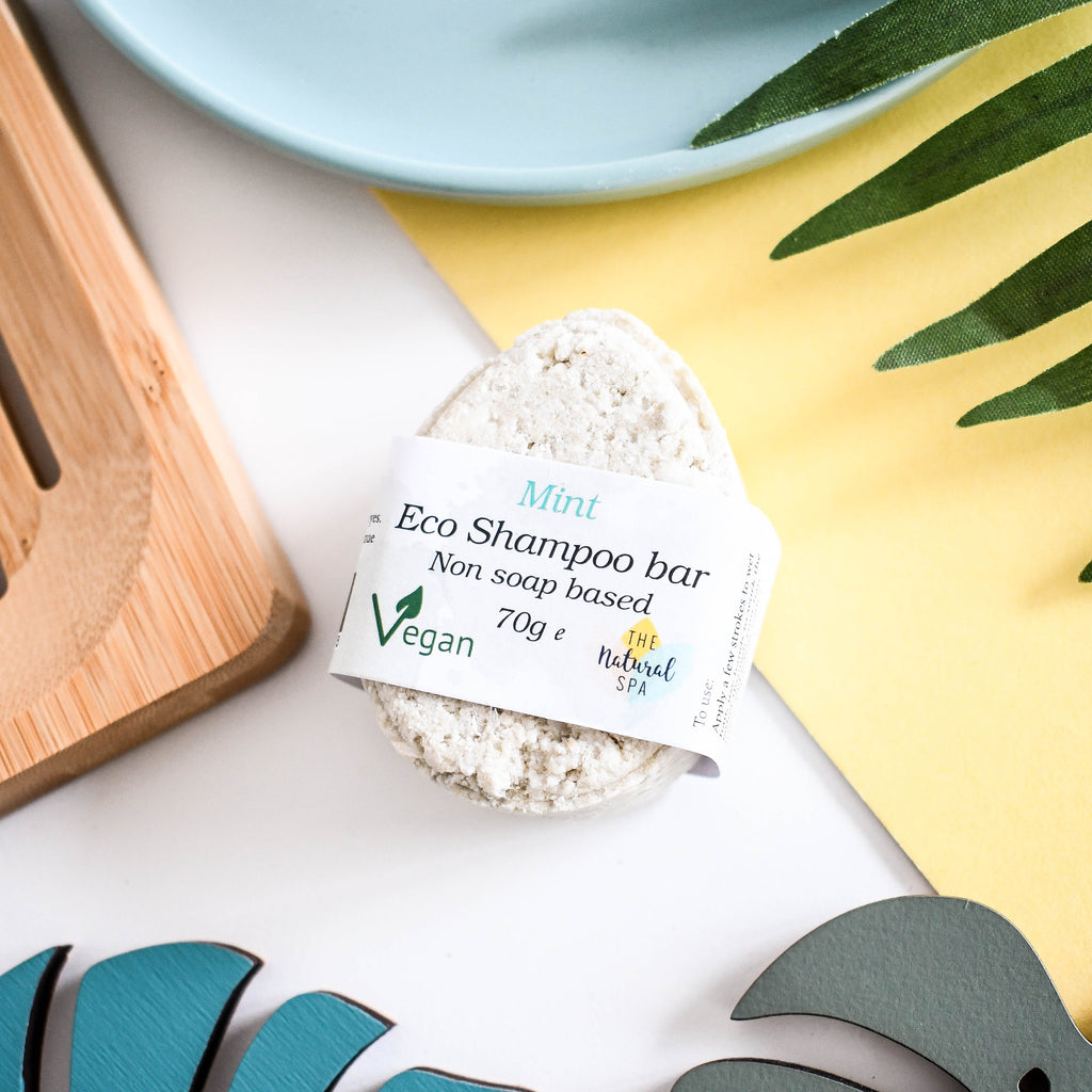 Mint Eco Shampoo Bar | Seifenfreies festes Shampoo | 70g oder 20g