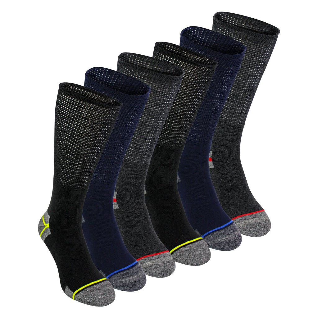 Multipack Mens Diabetic Work Socks | Non Elastic Breathable Diabetic Socks