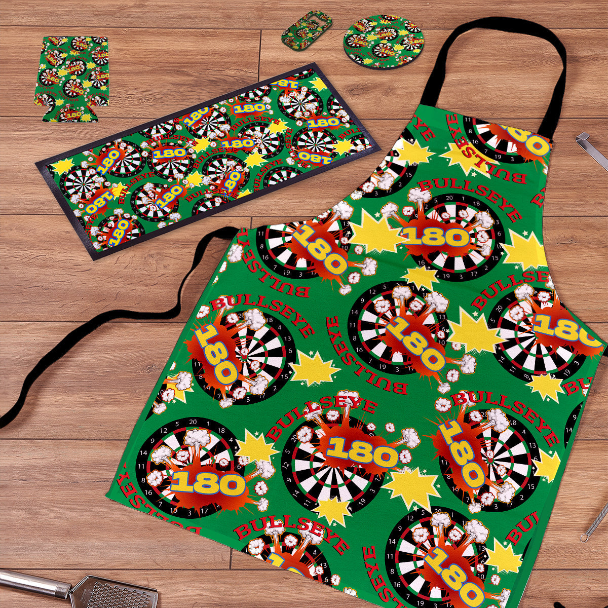 Bullseye Darts BBQ Box Bundle | Retro Man Cave Set