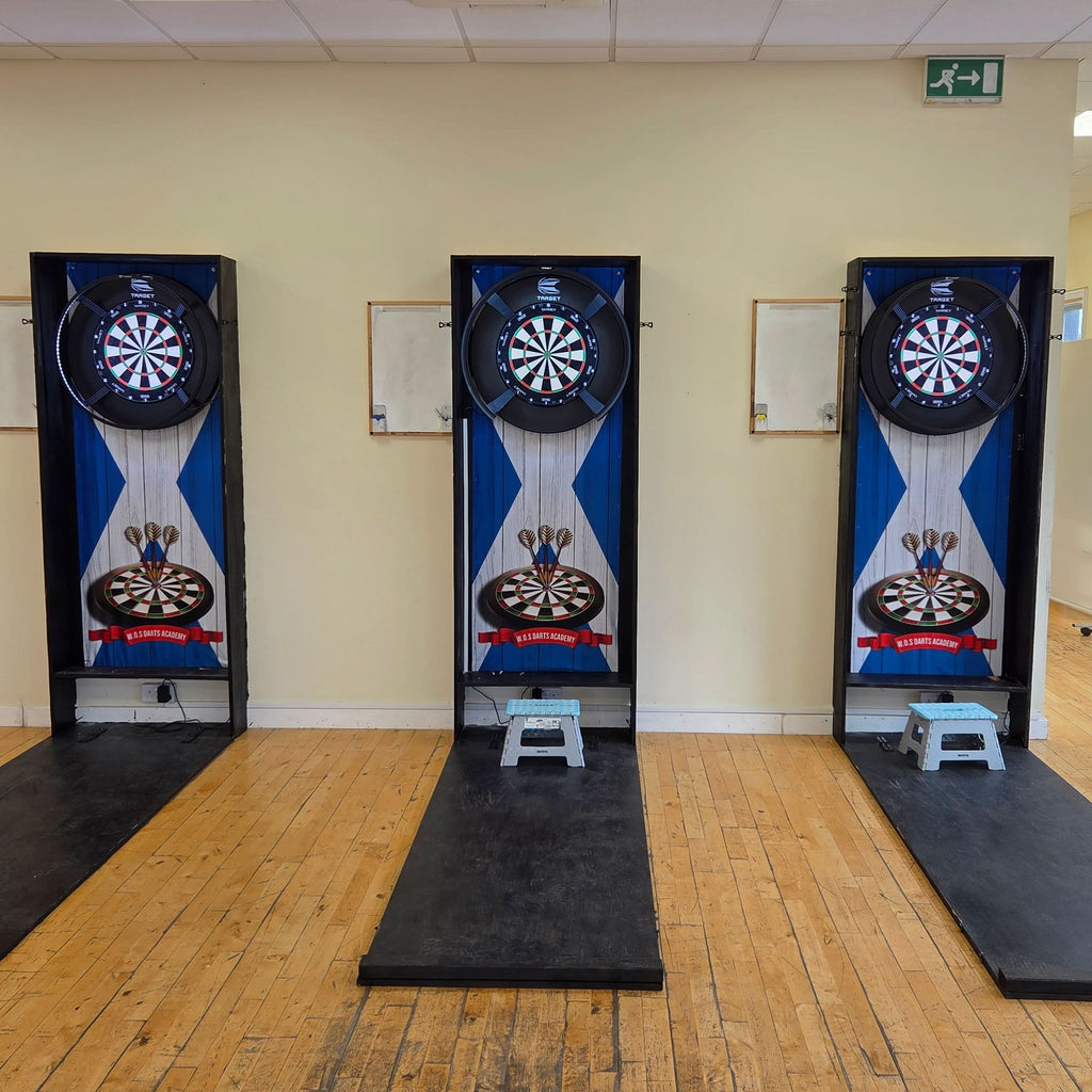 Manchester Blue Retro - 1989 Home - Personalised Darts Wall Banner - Two Sizes [COLLECTIVE]