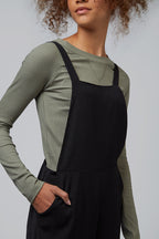 Davis Black Strappy Jumpsuit