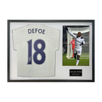 Jermain Defoe Signed Tottenham Hotspur Shirt Classic Frame