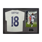Jermain Defoe Signed Tottenham Hotspur Shirt Classic Frame