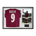 Jermain Defoe Signed West Ham Shirt Classic Frame