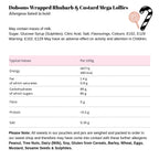 Dobsons Wrapped Rhubarb & Custard Mega Lollies