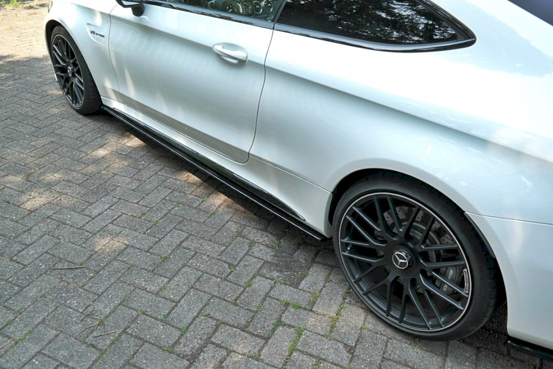 Maxton Design - SIDE SKIRTS SPLITTERS MERCEDES C 205 63 AMG COUPE (2016-2018)