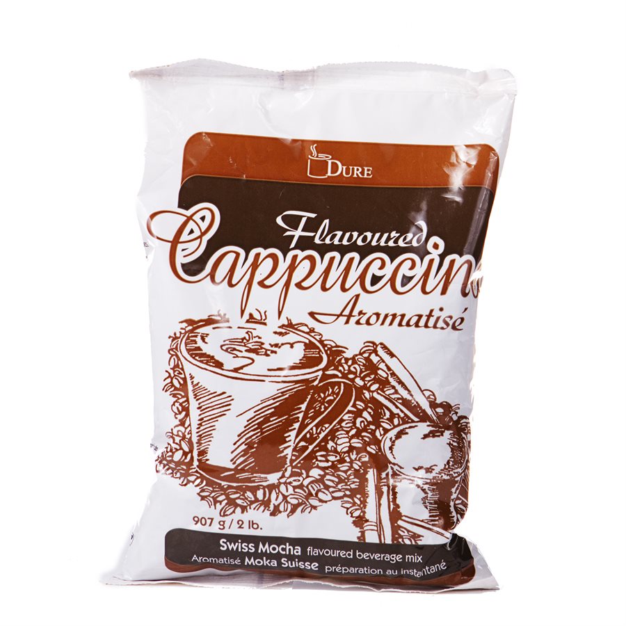 Dure Foods - Swiss Mocha Cappuccino Mix - 6 x 907gr. bags per case - Ships Free Within Canada on Orders Above CAD $199