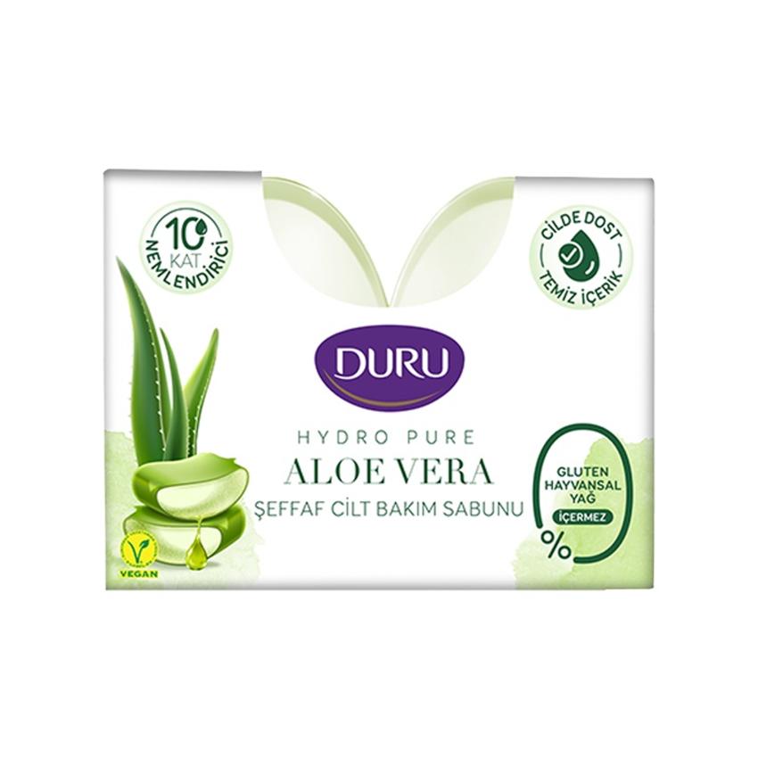 Duru Hydro Pure Aloe Vera Transparent Skincare Soap Bars 2 Pack (2 x 135g)