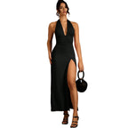 Chic Neck-Hanging Backless Bodycon Dress