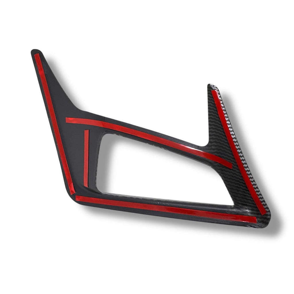 Rear Bumper Reflector Surround for MK4 / MK4.5 Focus | CEUK (Carbon Fibre Look OR Gloss Black)
