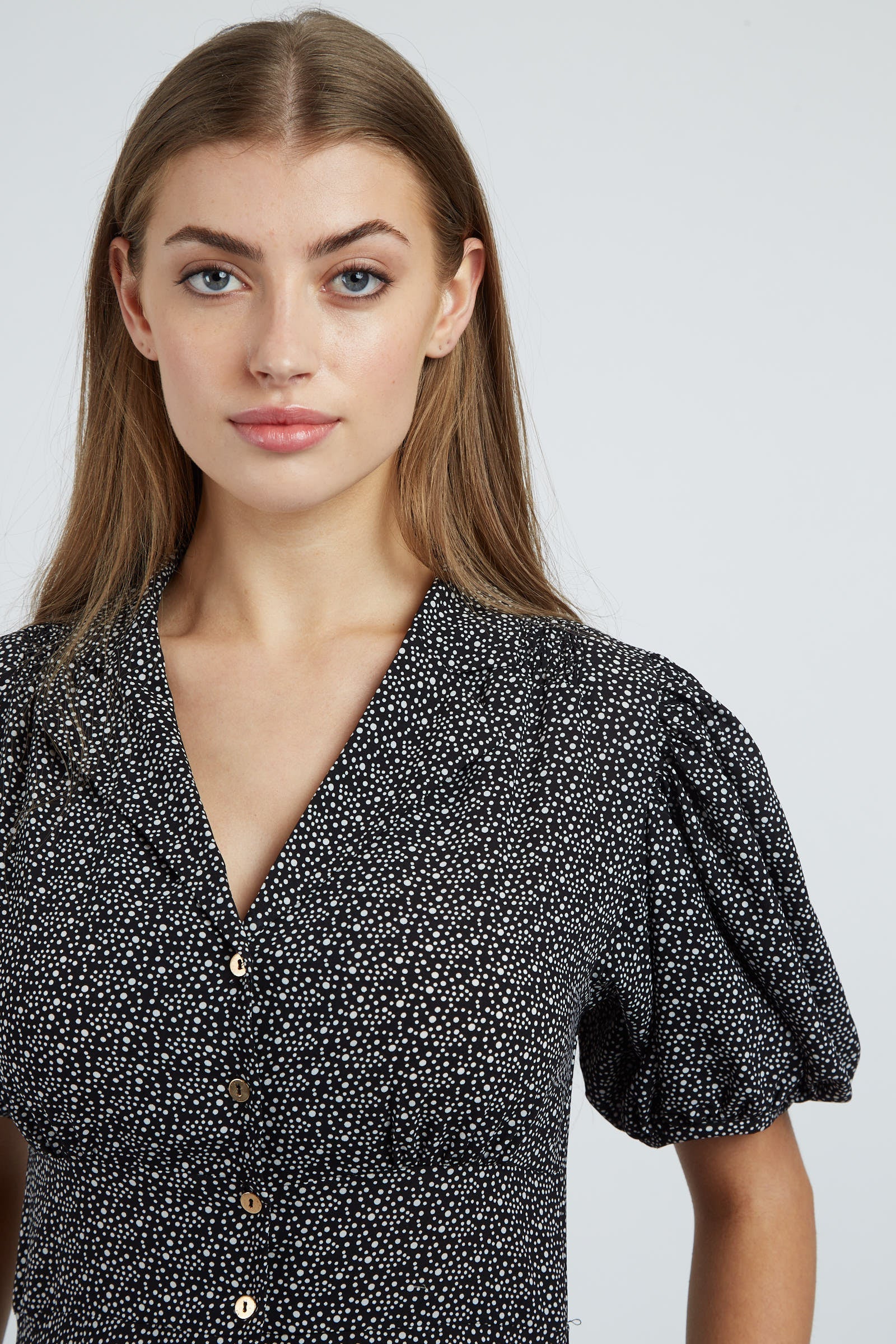 Louche Echo Galaxy Dot Midi Dress