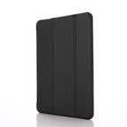 For iPad Pro 12.9 2022 / 2021 / 2020 / 2018 TPU Horizontal Flip Leather Tablet Case with Three-folding Holder(Black)