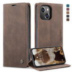 CaseMe-013 Multifunctional Retro Frosted Horizontal Flip Leather Case with Card Slot & Holder & Wallet, For iPhone 13 mini, For iPhone 13, For iPhone 13 Pro, For iPhone 13 Pro Max