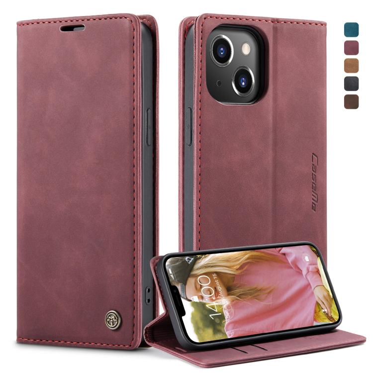 CaseMe-013 Multifunctional Retro Frosted Horizontal Flip Leather Case with Card Slot & Holder & Wallet, For iPhone 13 mini, For iPhone 13, For iPhone 13 Pro, For iPhone 13 Pro Max