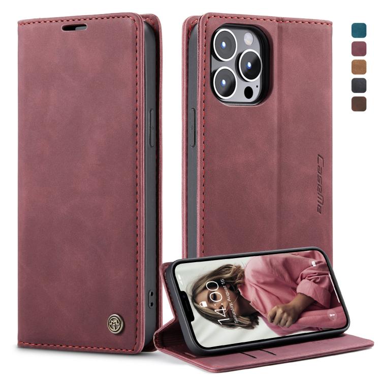 CaseMe-013 Multifunctional Retro Frosted Horizontal Flip Leather Case with Card Slot & Holder & Wallet, For iPhone 13 mini, For iPhone 13, For iPhone 13 Pro, For iPhone 13 Pro Max