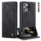 CaseMe-013 Multifunctional Retro Frosted Horizontal Flip Leather Case with Card Slot & Holder & Wallet, For iPhone 13 mini, For iPhone 13, For iPhone 13 Pro, For iPhone 13 Pro Max