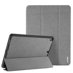 DUX DUCIS Domo Series Horizontal Flip Magnetic TPU + PU Leather Tablet Case with Three-folding Holder & Pen Slot For iPad Pro 12.9 inch 2017(Grey)