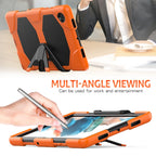 Colorful Silicon + PC Tablet Case, For Samsung Galaxy Tab A8 10.5 2021 X200 / X205