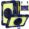 360 Degree Rotation Contrast Color Silicone + PC Tablet Case, For Samsung Galaxy Tab A8 10.5 2021
