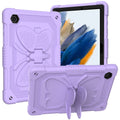 Beige PC + Silicone Holder Tablet Case, For Samsung Galaxy Tab A8 10.5 2021