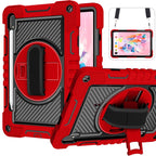 360 Degree Rotation Contrast Color Silicone+PC Tablet Case, For Samsung Galaxy Tab S7 / S8