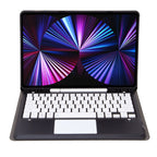 T12B-A Detachable Touch Pad Bluetooth Keyboard Leather Tablet Case, For iPad Air 13 2025 / 2024 / Pro 12.9 inch 2021/2020/2018