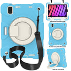 Silicone + PC Full Body Protection Tablet Case With Holder & Strap, For iPad mini 2021, For iPad mini 4 2015/mini 2019, For Samsung Galaxy Tab A 8.0 2019