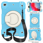 Silicone + PC Full Body Protection Tablet Case With Holder & Strap, For iPad mini 2021, For iPad mini 4 2015/mini 2019, For Samsung Galaxy Tab A 8.0 2019