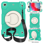 Silicone + PC Full Body Protection Tablet Case With Holder & Strap, For iPad mini 2021, For iPad mini 4 2015/mini 2019, For Samsung Galaxy Tab A 8.0 2019