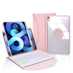 Z11BS Pen Slot Backlight Bluetooth Keyboard Leather Tablet Case, For iPad Pro 11 2021/2020/2018, For iPad Air 11 2025 / 2024 / Air 5 / Air 4, For iPad 10.2 2021/2020/2019