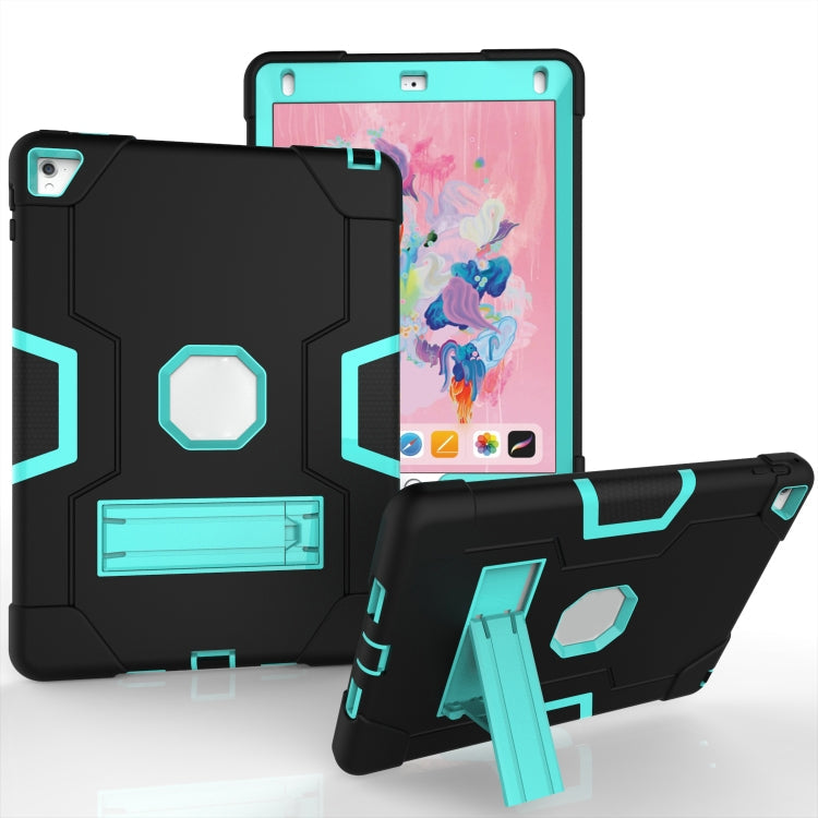 Contrast Color Robot Silicone + PC Tablet Case, For iPad 6 / iPad Pro 9.7 2016