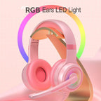 Y20 LED Bass Stereo PC Wired Gaming Headset with Microphone(Black)
