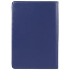 For 10 inch Tablet 360 Degree Rotation Litchi Texture Flip Leather Tablet Case(Blue)