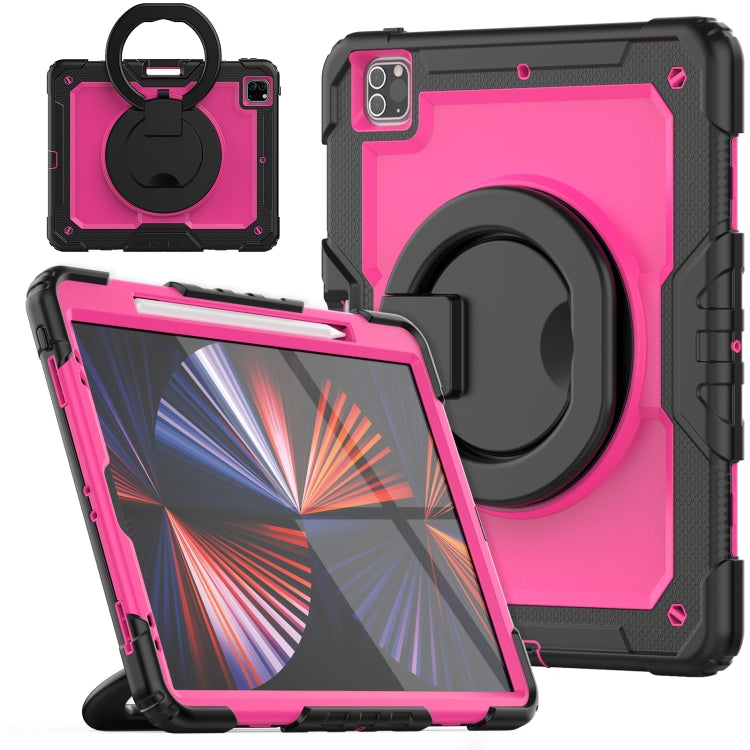 Bracelet Holder Silicone + PC Tablet Case, For iPad Pro 12.9 2021
