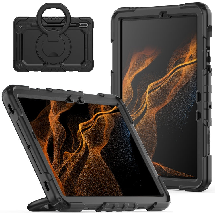 Bracelet Holder Silicone + PC Tablet Case, For Samsung Galaxy Tab S8 Ultra, For Samsung Galaxy Tab S8 / S7, For Samsung Galaxy Tab S8+ / S7+