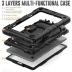 Bracelet Holder Silicone + PC Tablet Case, For Samsung Galaxy Tab A7 Lite, For Samsung Galaxy Galaxy Tab A8
