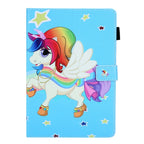 For iPad Pro 11 (2020) & (2018) Painted Pattern Tablet PC Protective Leather Case with Bracket & Card Slot & Photo Holder(Star Unicorn)