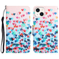 Colored Drawing Leather Phone Case, For iPhone 14 Plus