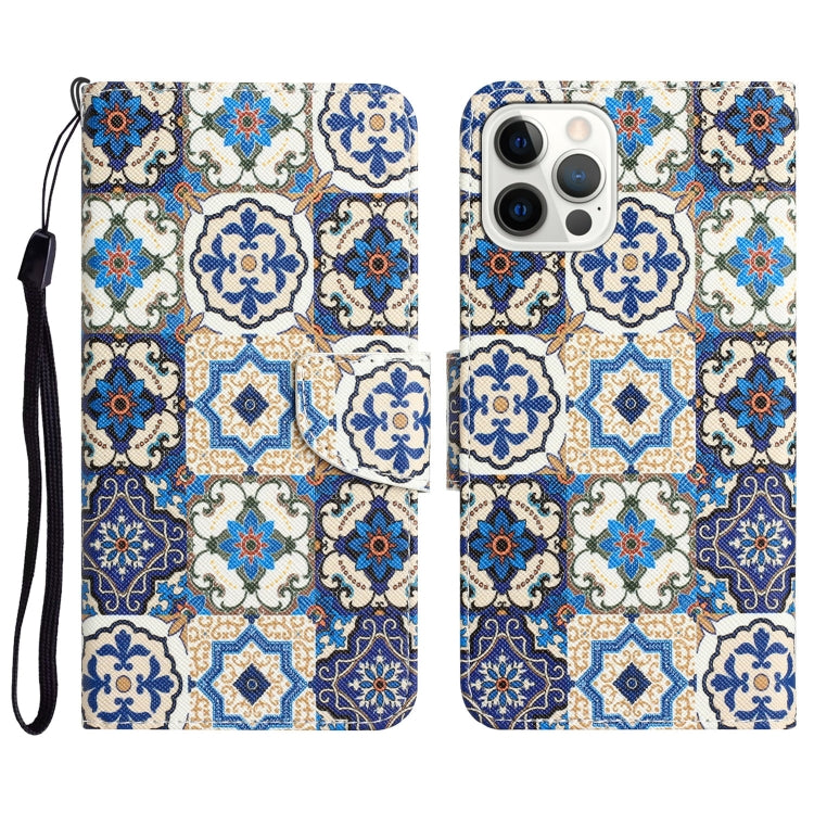 Colored Drawing Leather Phone Case, For iPhone 13 Pro Max