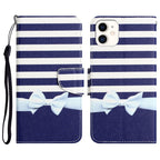 Colored Drawing Leather Phone Case, For iPhone 12 mini