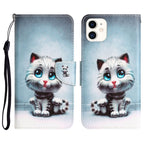 Colored Drawing Leather Phone Case, For iPhone 12 mini
