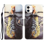 Colored Drawing Leather Phone Case, For iPhone 12 mini